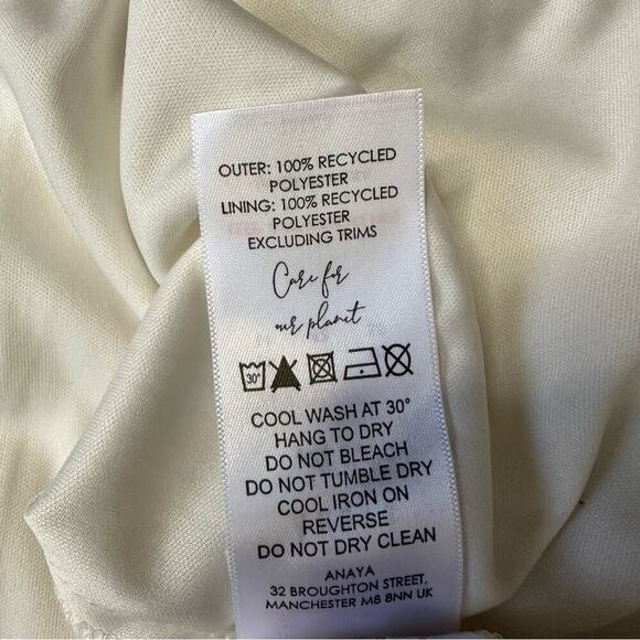 NWT Anaya With Love Maternity Tulle Midaxi Dress in White Size 10 $132 - Picture 11 of 14